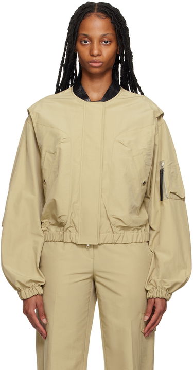 Яке бомбър Helmut Lang Helmut Lang Oversized Bomber Jacket Бежово | N02HW402, 0
