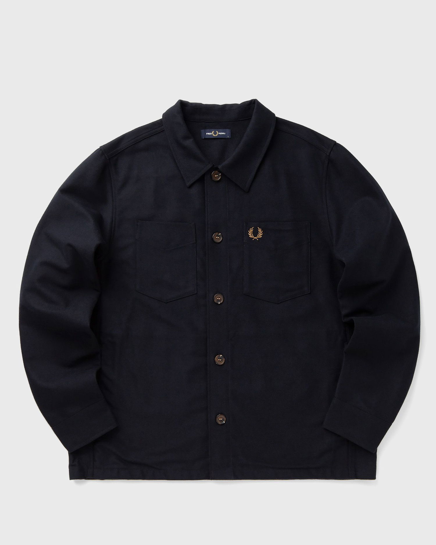 Риза Fred Perry Fred Perry Brushed Twill Overshirt Тъмно синьо | M1723-608, 1