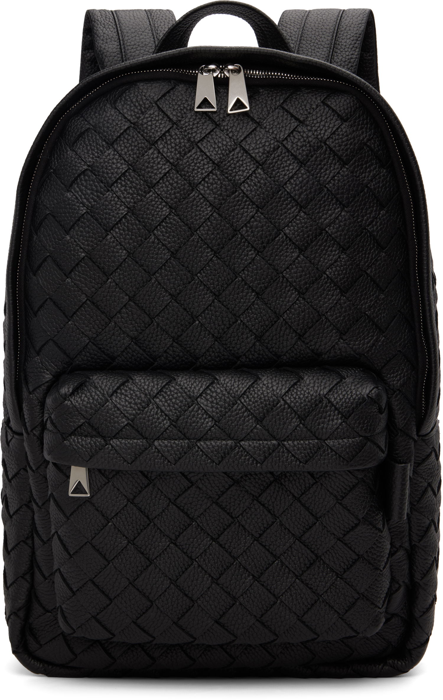 Раница Bottega Veneta Bottega Veneta Intrecciato Leather Backpack Черно | 833158V5I528803, 0