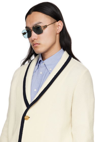 Слънчеви очила Versace Versace Damier Plaque Sunglasses Металик | 0VE2275 10028060 8056262247853, 3