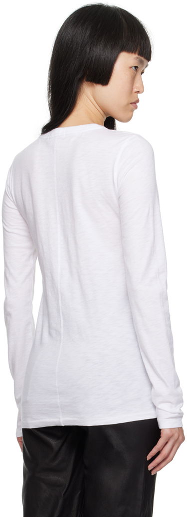 Тениска rag & bone 'The Slub' Long Sleeve T-shirt Бяло | W275C51CH, 2