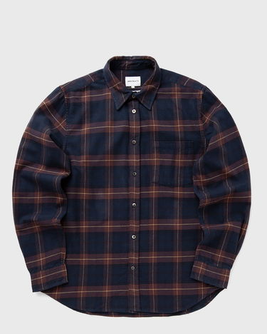 Риза NORSE PROJECTS Osvald Organic Flannel Check Shirt Longsleeves Синьо | N40-0804-5027, 0
