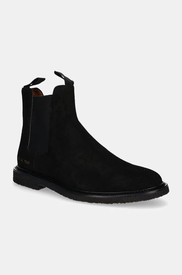 Кецове и обувки Common Projects Chelsea Waxed Suede Boots Черно | 2446.7547, 0