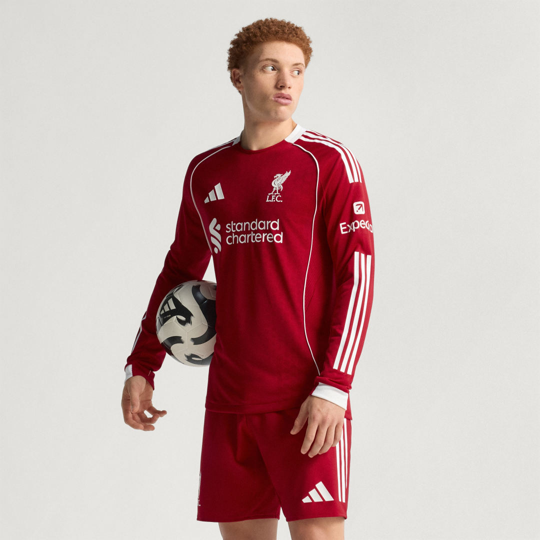 Фланелка adidas Performance Liverpool FC 25/26 Home Jersey Long Sleeve Червено | JV6445, 0