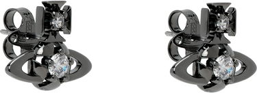 Обеци Vivienne Westwood Lee Orb Crystal Earrings Черно | 6201037C-02S104-, 1