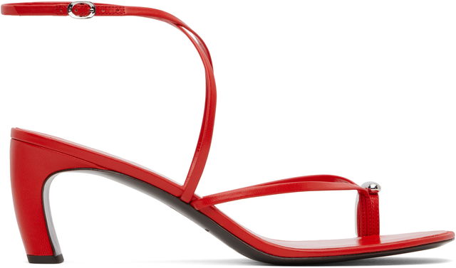 Tory Burch Pierced Strappy Heeled Sandals