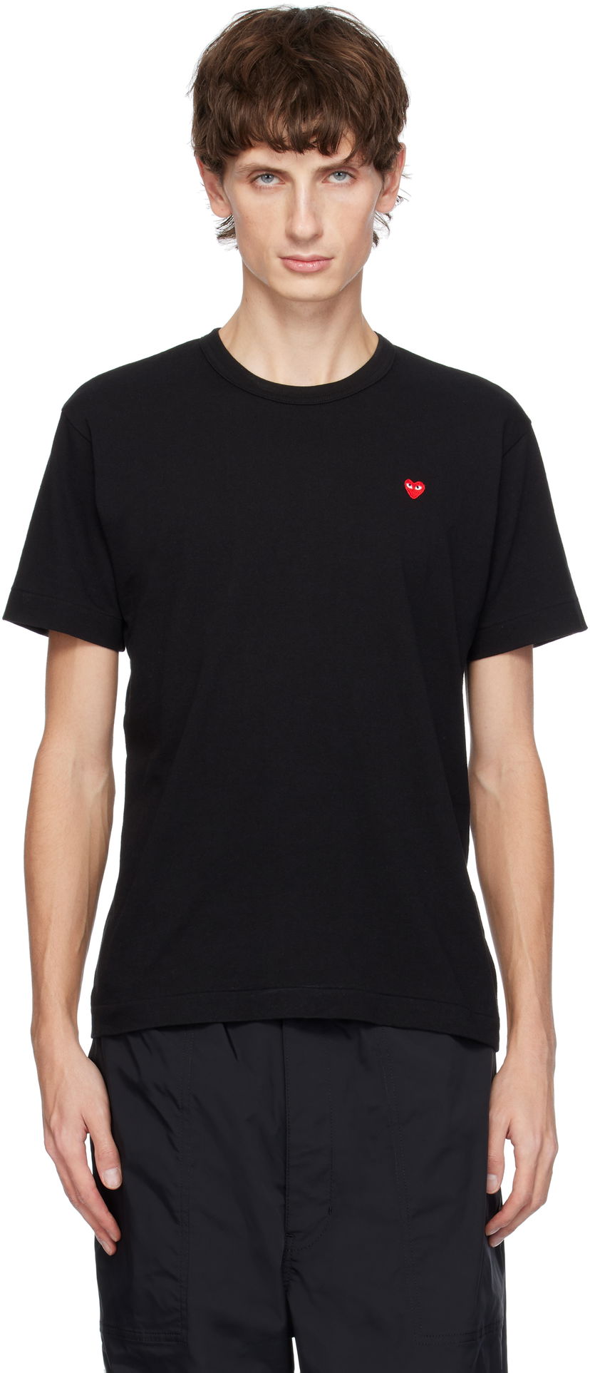 Тениска Comme des Garçons Mini Heart Black T-Shirt Черно | AZ-T304-051