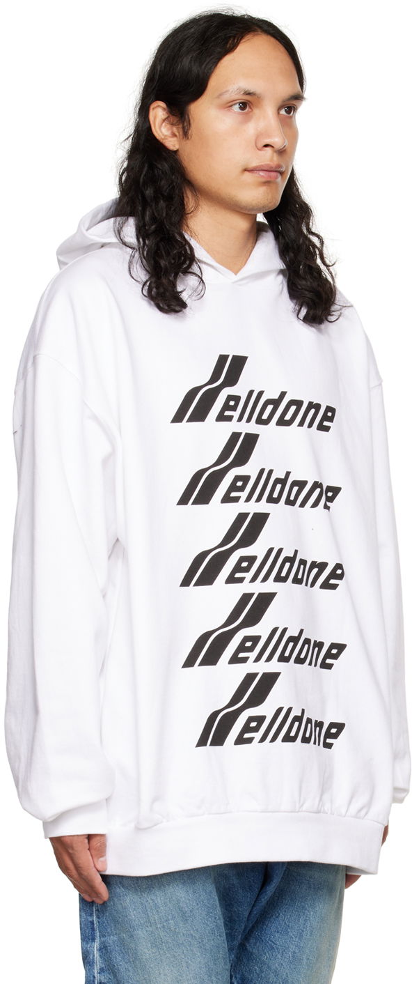 Суитчър We11done We11done Print Hoodie Бяло | WD-TH3-22-729-U-WH, 1