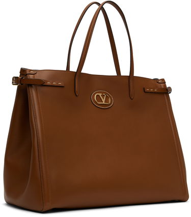 Голяма пазарска чанта Valentino Valentino Garavani Antibes Medium Calfskin Tote Кафяво | 6W2B0R18CVC, 1