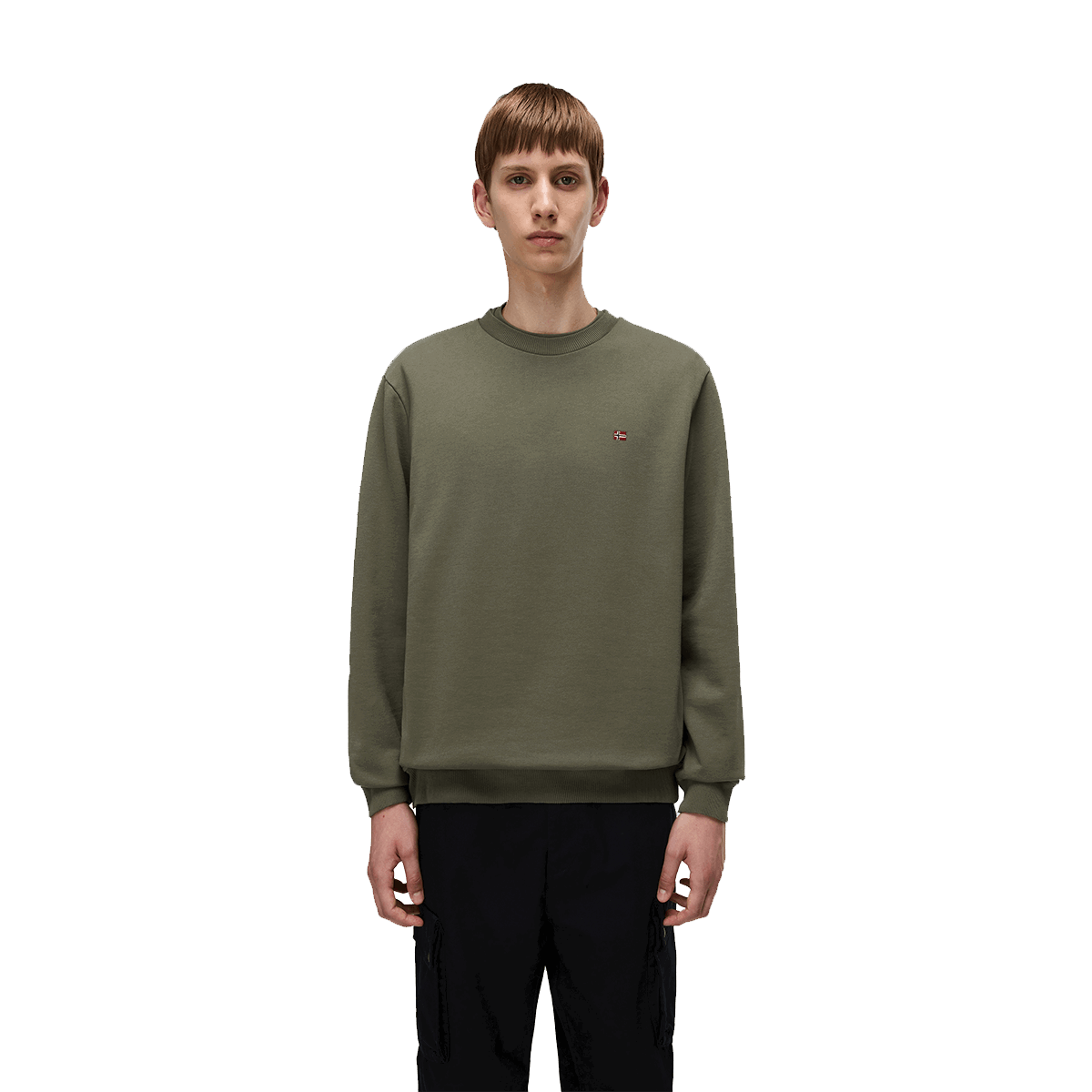 Суитчър Napapijri Napapijri Balis Crew Sweatshirt Зелено | NP0A4FQWG0A1, 0