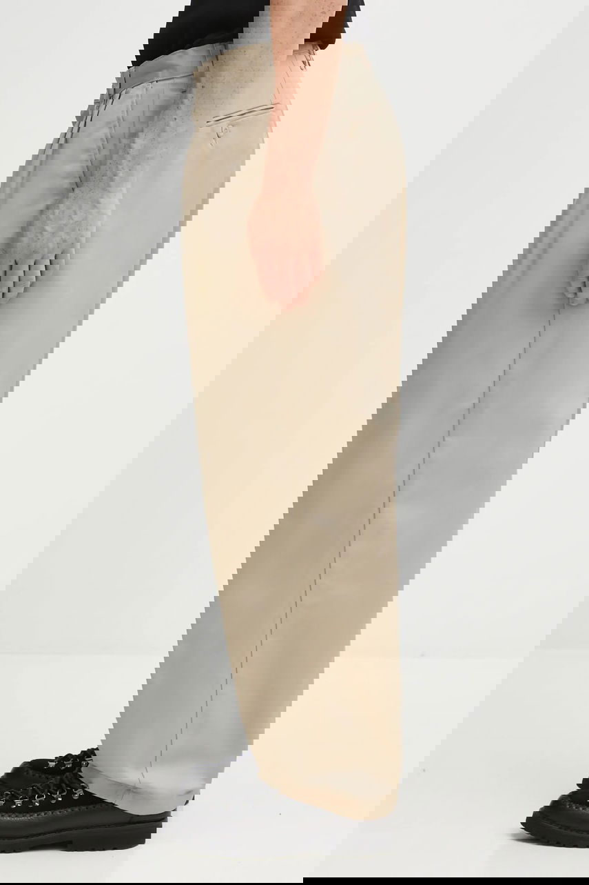 Панталони Carhartt WIP Evan Pleated Trousers Бежово | I035666.G101, 1