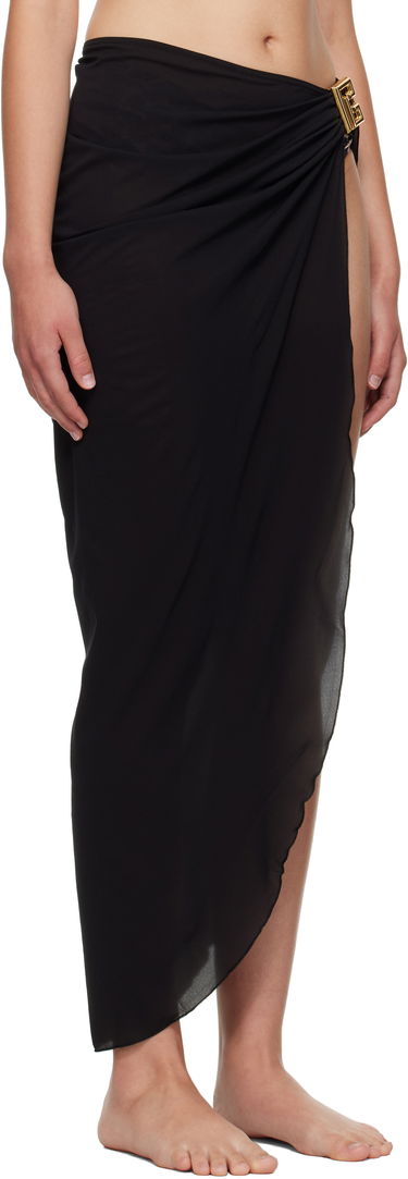 Бански Balmain Balmain Long Cover-up Skirt Черно | BKG462220, 1