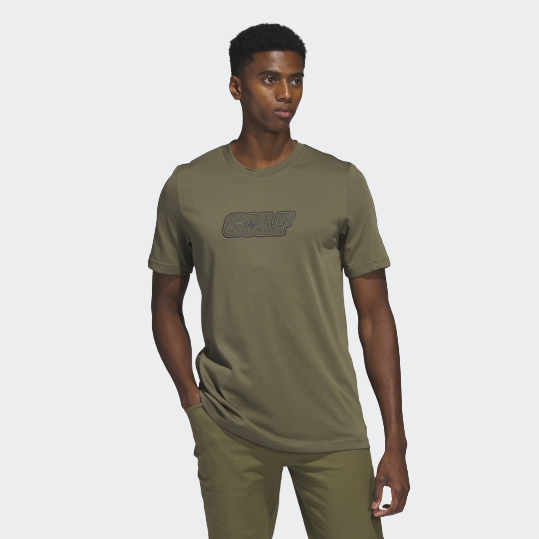 Тениска adidas Performance Golf Tee Зелено | HR7987, 1
