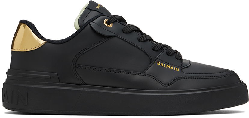 Кецове и обувки Balmain Balmain B-Court Flip Черно | DM0VI349LTSC