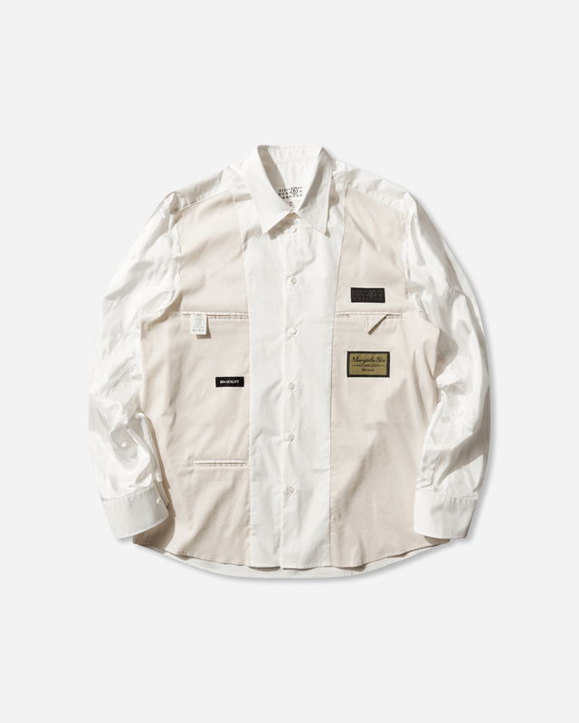 Margiela Six Label Patch Poplin Shirt
