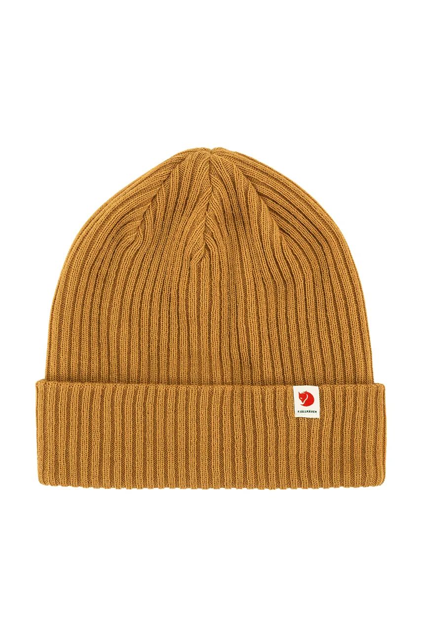 Шапка FJÄLLRÄVEN Beanie Fjallraven Rib Кафяво | F13100184.166, 0