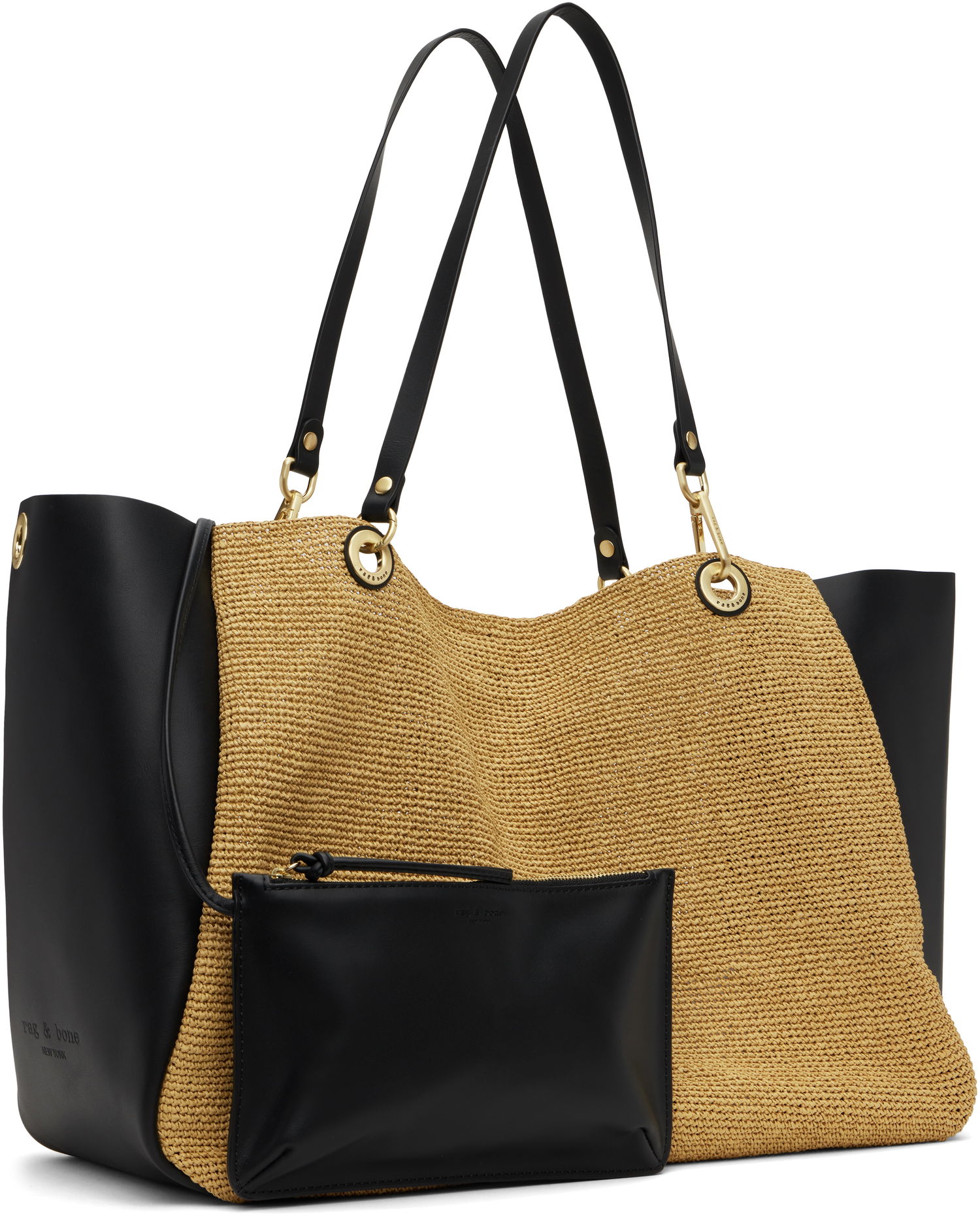 Голяма пазарска чанта rag & bone Rag & Bone Revival Summer City Tote Бежово | WHH23H1005RS05, 1