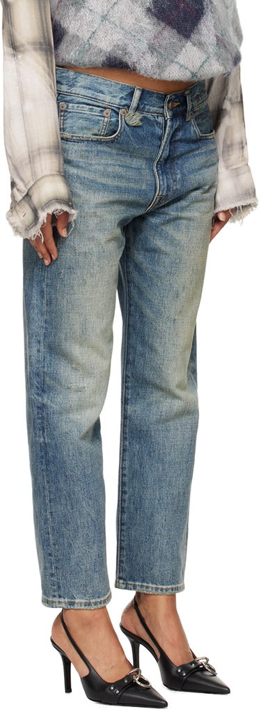 Дънки R13 R13 Boyfriend Jeans Синьо | R13W5083-D173A, 4