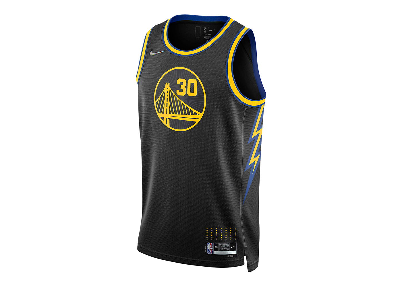 Фланелка Nike NBA Golden State Warriors 2021/22 Stephen Curry City Edition Mixtape Swingman Jersey Black Черно | DB4027-010, 0