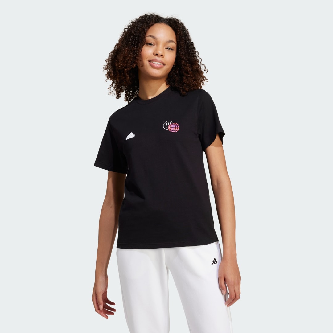 Тениска adidas Performance House of Tiro Graphic Tee Черно | IW5180, 0