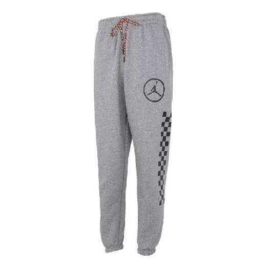 Спортни панталони Jordan Air Jordan Large Logo Fleece Joggers Сиво | CV2980-091