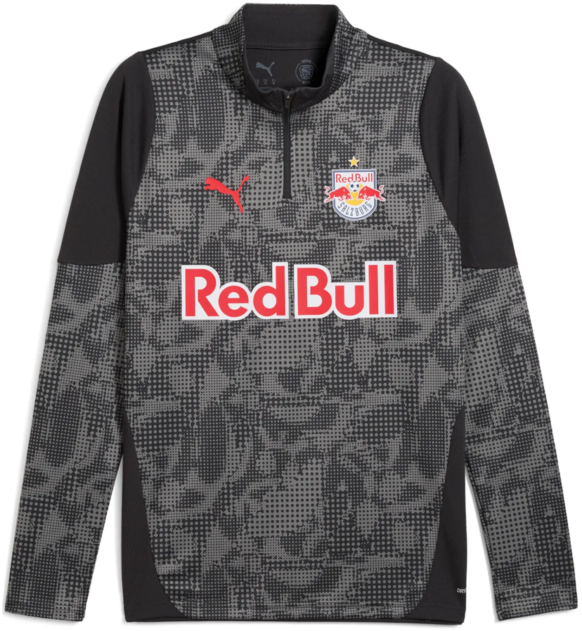 Тениска Puma Red Bull Salzburg Training 1/4 Zip Top Черно | 781755-17