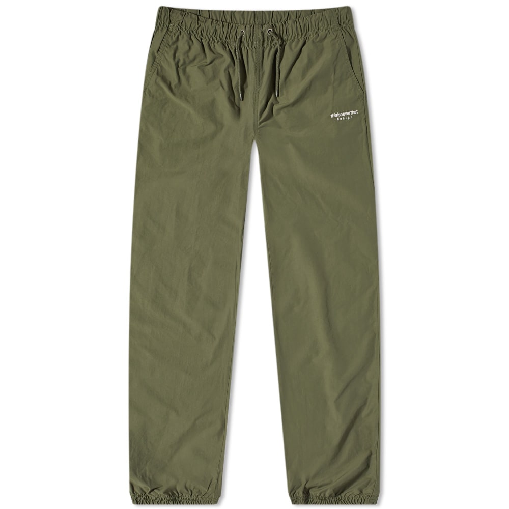 Панталони thisisneverthat Gym Pant Зелено | TN223WPANP01-OL, 0
