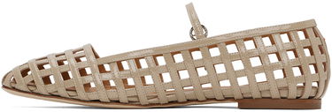 Грижа за обувките Aeyde Aeyde Uma Caged Mary-Jane Ballerina Flats Бежово | A11-FL-RKLS8 FL68-FW24-957-066, 2