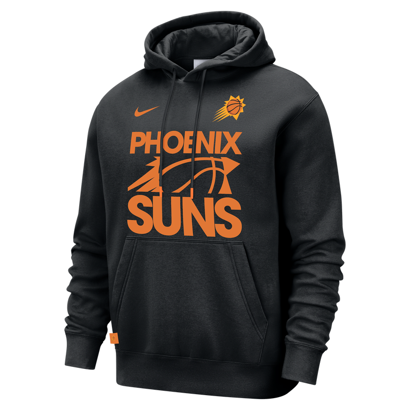 Суитчър Nike Nike NBA Phoenix Suns Club Courtside Hoodie Черно | FZ7699-010