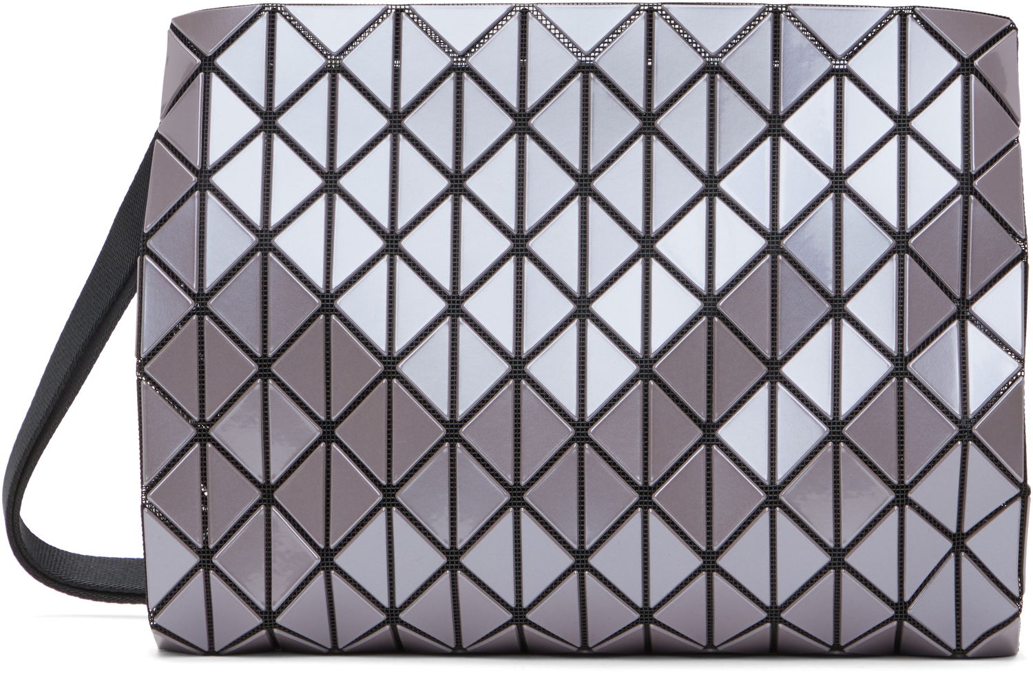 Чанта през рамо BAO BAO ISSEY MIYAKE Issey Miyake Bao Bao Row Metallic Crossbody Bag Сиво | BB56AG463, 0