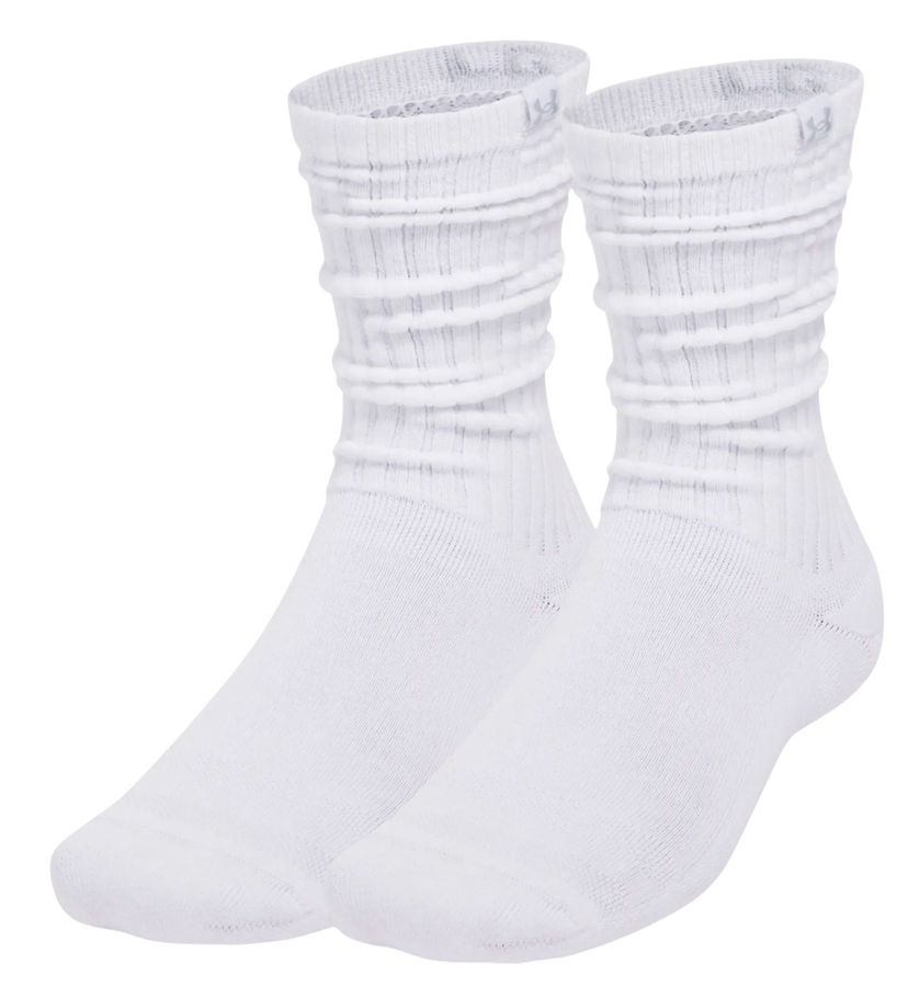 Чорапи Under Armour Sportstyle Scrunch Crew Socks Бяло | 1390129-100