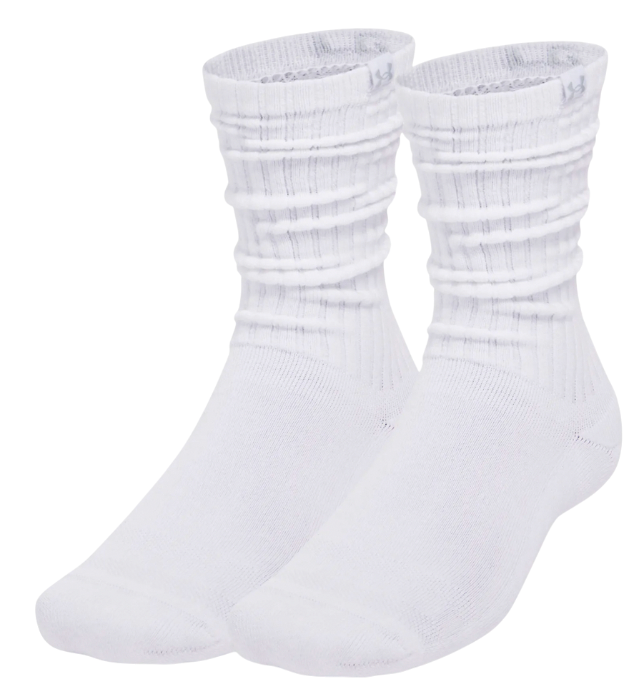 Чорапи Under Armour Sportstyle Scrunch Crew Socks Бяло | 1390129-100, 0