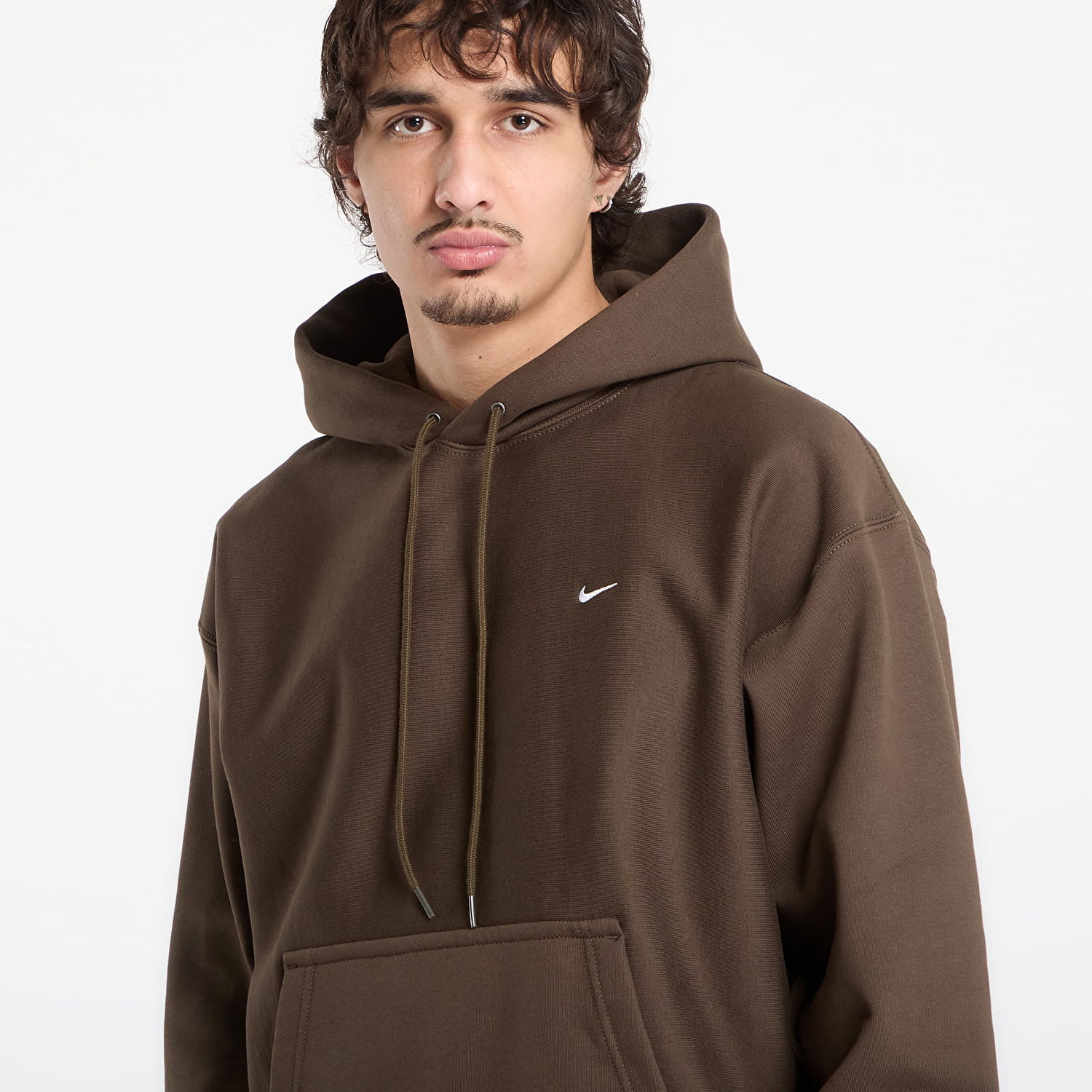 Суитчър Nike Solo Swoosh Pullover Hoodie Кафяво | HV1082-212, 1