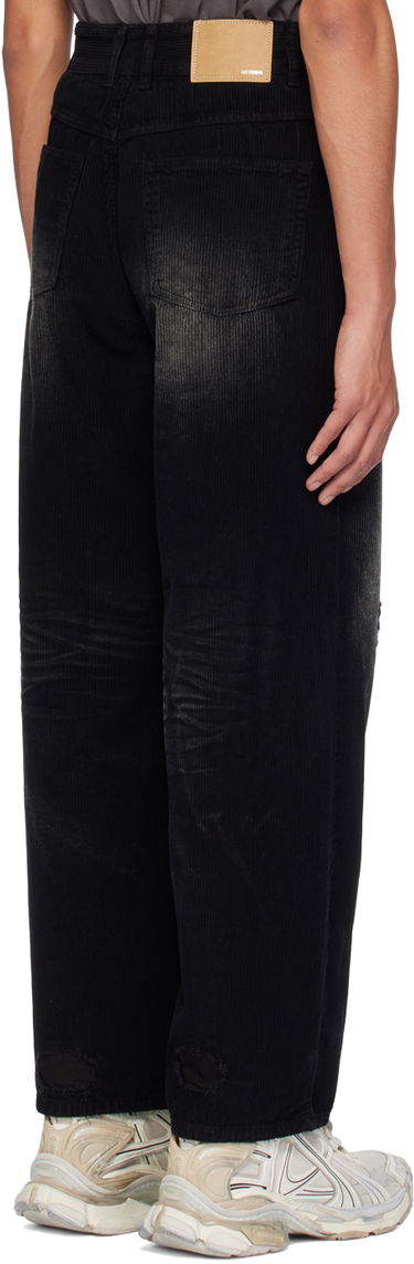 Дънки We11done We11done Distressed Corduroy Trousers Черно | WD-PT2-24-230-M-BK, 2