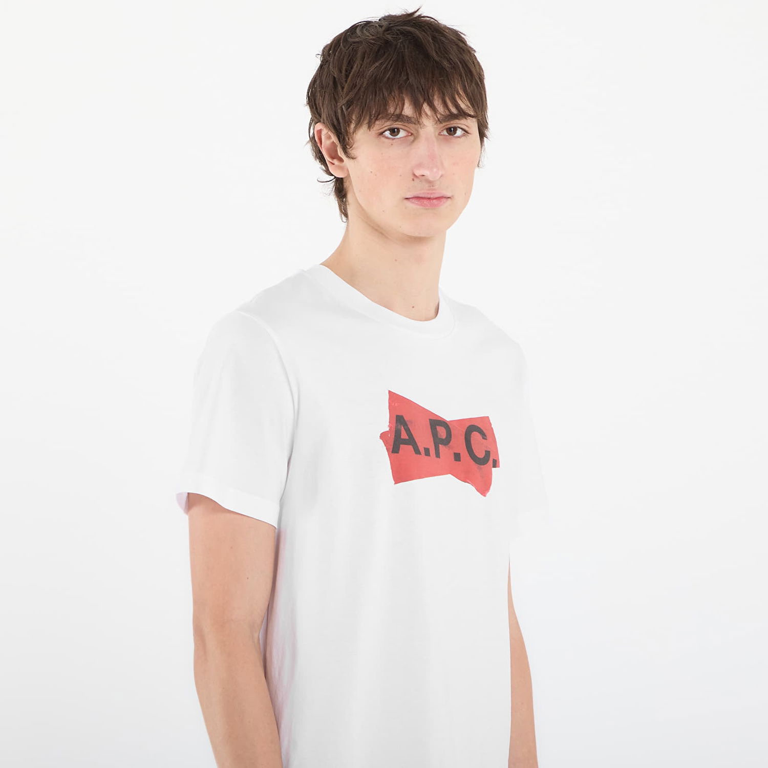 Тениска A.P.C. A.P.C. Scotch Rouge T-Shirt Бяло | COHBM-M26457 AAB, 1