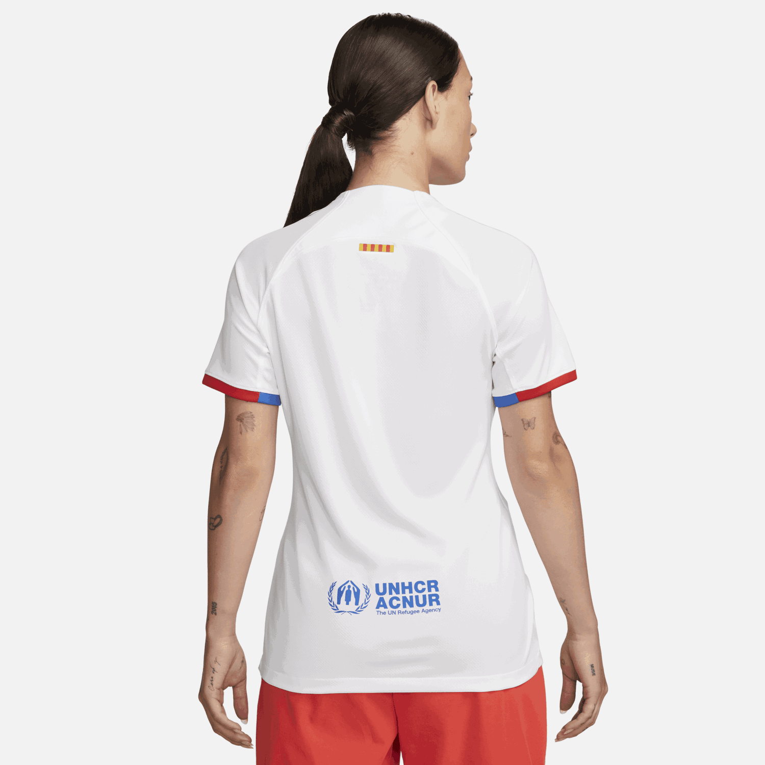 Фланелка Nike Dri-FIT FC Barcelona Stadium 2023/24 Бяло | DX2728-101, 1