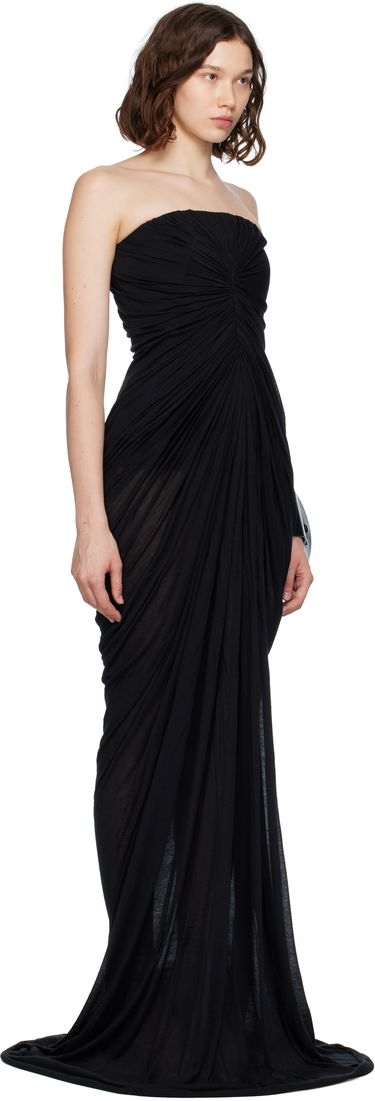 Pокля Rick Owens Rick Owens Concordians Bustier Unstable Maxi Dress Черно | RP02E4513 UC, 1