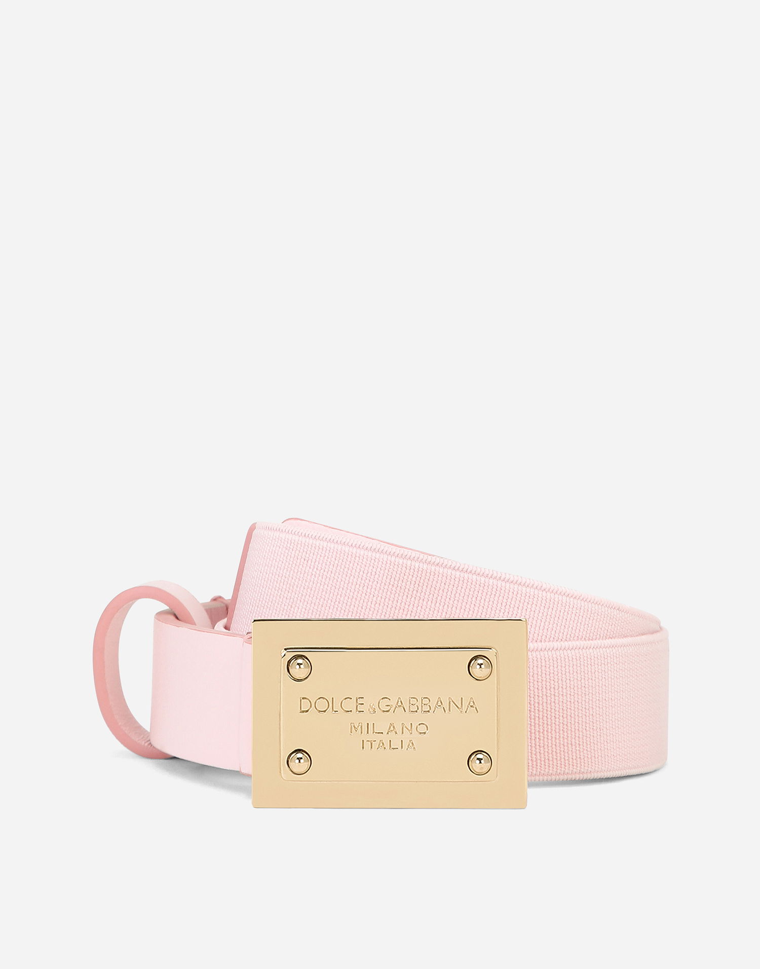 Колани Dolce & Gabbana Dolce & Gabbana Fabric Belt With Logo Tag Розово | EE0064AE27180416, 0