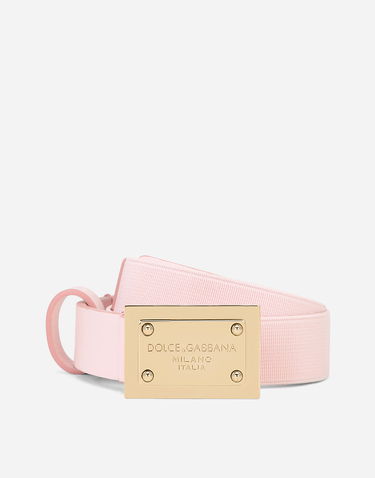 Колани Dolce & Gabbana Dolce & Gabbana Fabric Belt With Logo Tag Розово | EE0064AE27180416, 0