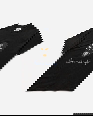 Тениска WACKO MARIA Crew Neck T-Shirt "Have a Nice Day" Черно | 24FW-WMT-TEE01 BLACK, 1