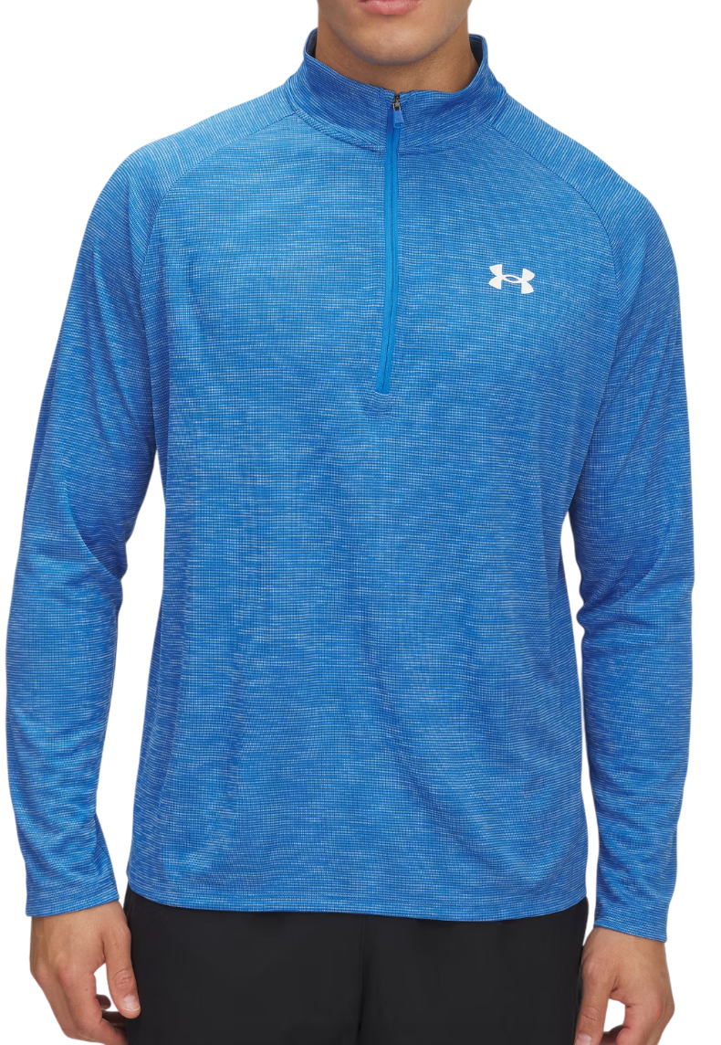 Суитчър Under Armour UA Tech Textured 1/2 Zip Top Синьо | 1382797-402, 0