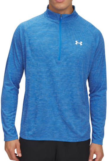 Суитчър Under Armour UA Tech Textured 1/2 Zip Top Синьо | 1382797-402, 0
