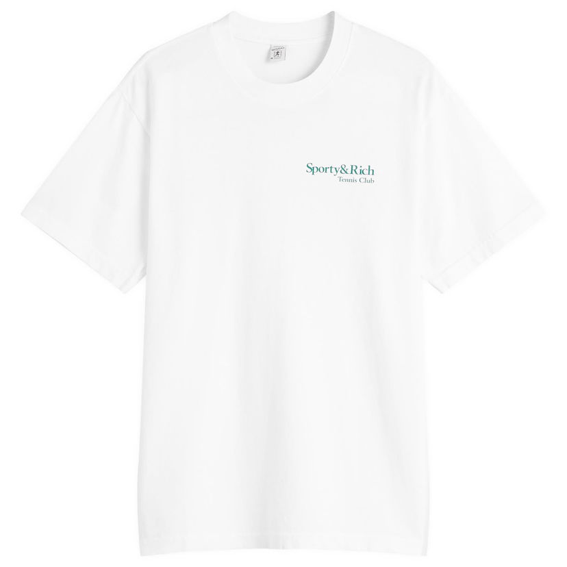 Тениска Sporty & Rich Play Tennis T-Shirt W Бяло | TO043621425WH01