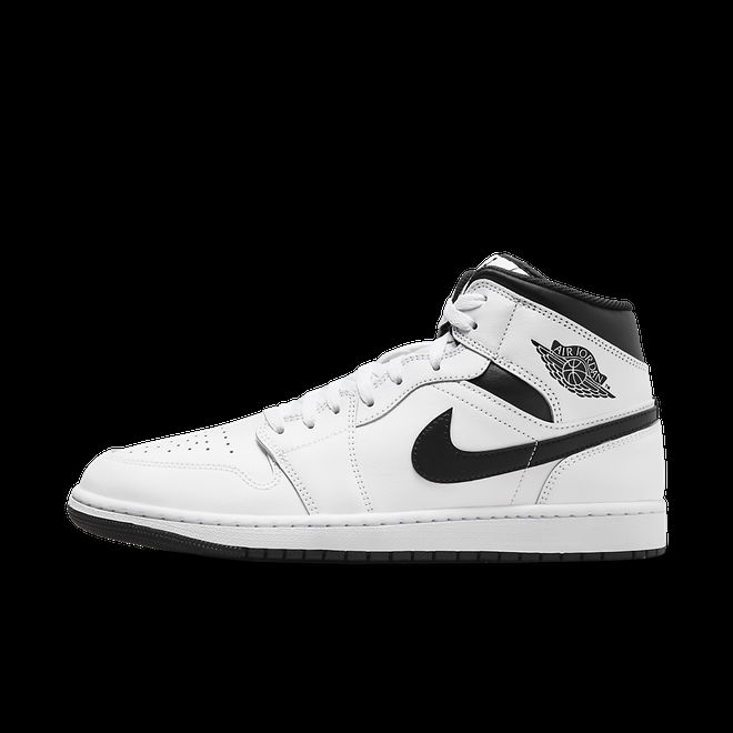 Кецове и обувки Jordan Air Jordan 1 Mid "White Black" Бяло | DQ8426-132