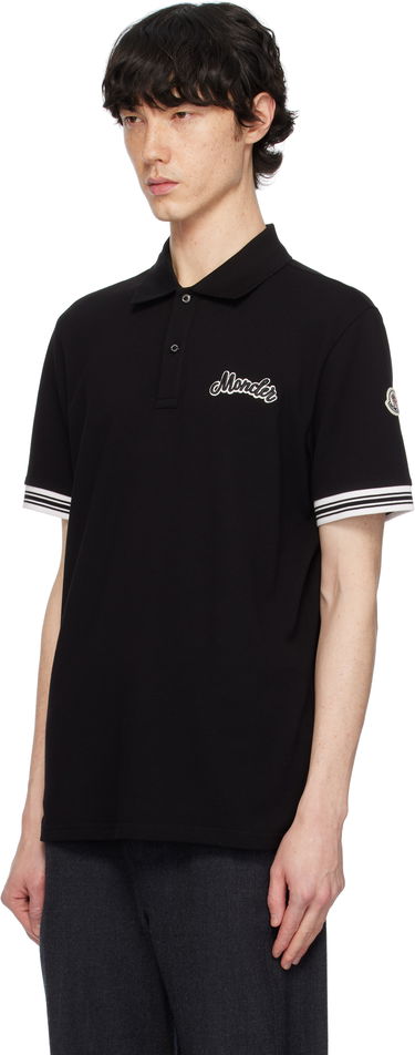 Поло тениска Moncler Archivio Short Sleeve Polo Черно | K10918A00006899UR, 3