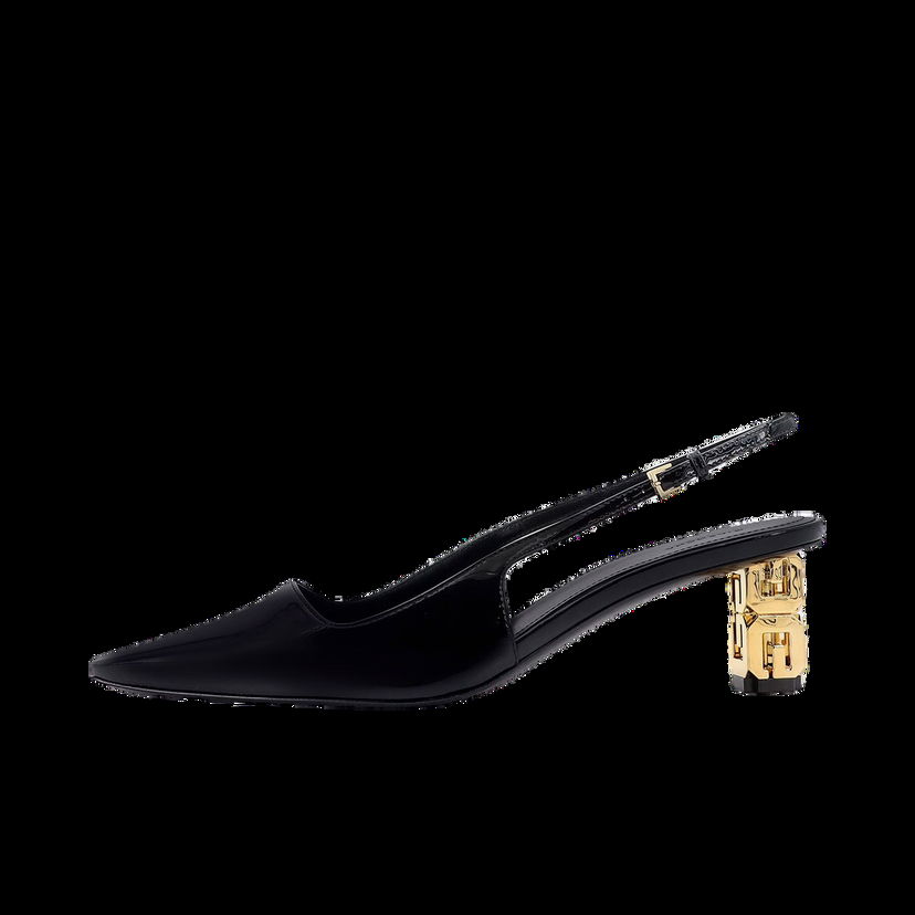 Кецове и обувки Givenchy Slingback Pumps Черно | BE402LE27K001