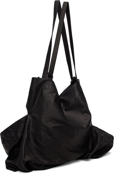 Голяма пазарска чанта Yohji Yamamoto Unevenness Leather Tote Bag Черно | DA-I72-798, 2