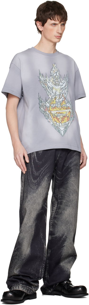 Фланелка Who Decides War Engulfed Memories Jersey T-shirt Сиво | 1110130021FW25, 3