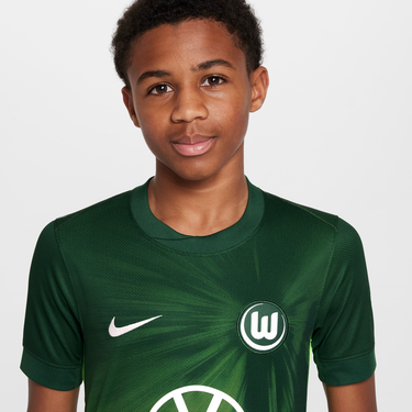 Фланелка Nike Nike VfL Wolfsburg 2025/26 Home Stadium Shirt Зелено | hq0954-341, 4