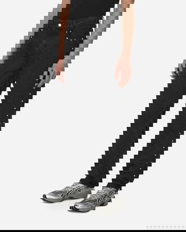 Дънки Pleasures Bling 5 Pocket Denim Pants Черно | P22W033 BLACK, 3